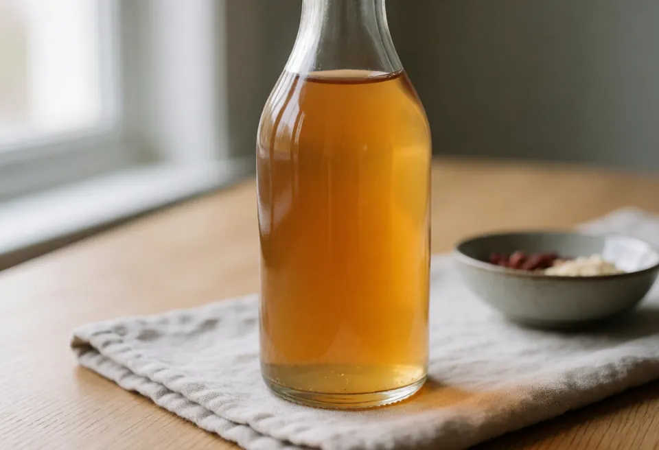Äppelcidervinäger: foto på ingrediensen