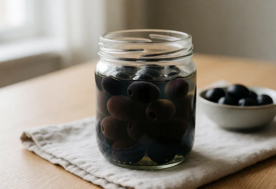 Svarta oliver: foto på ingrediensen