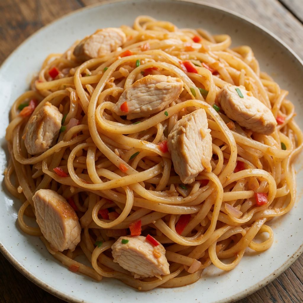 Пад тай з куркою