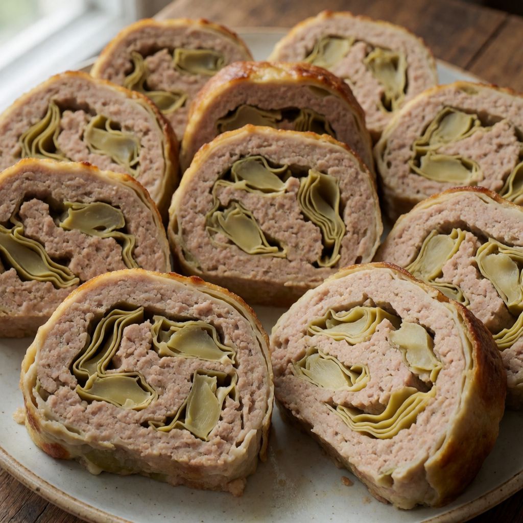 Телячий рулет з артишоками