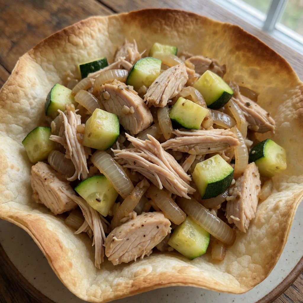 Такос-чаші з куркою