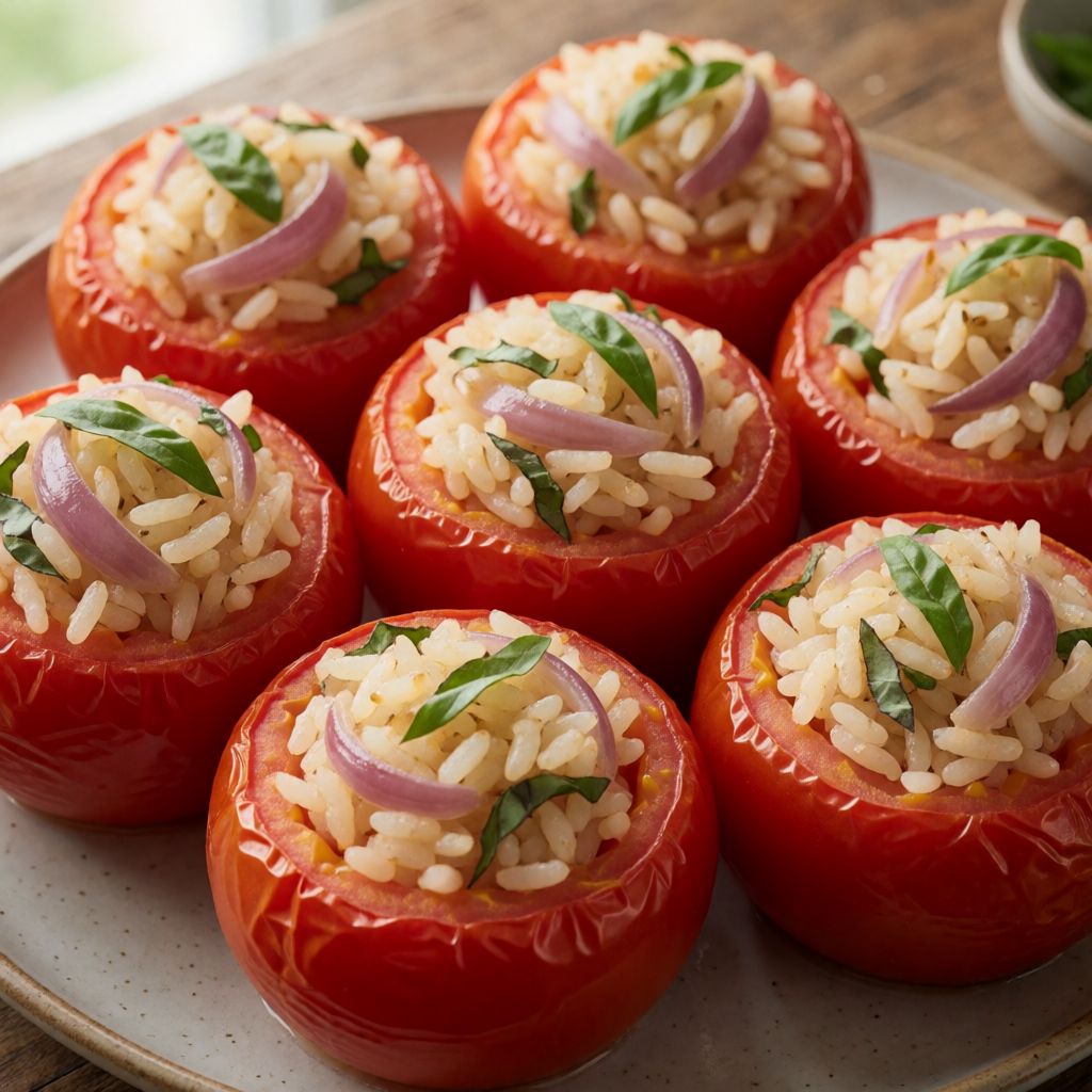 Помідори, фаршировані рисом