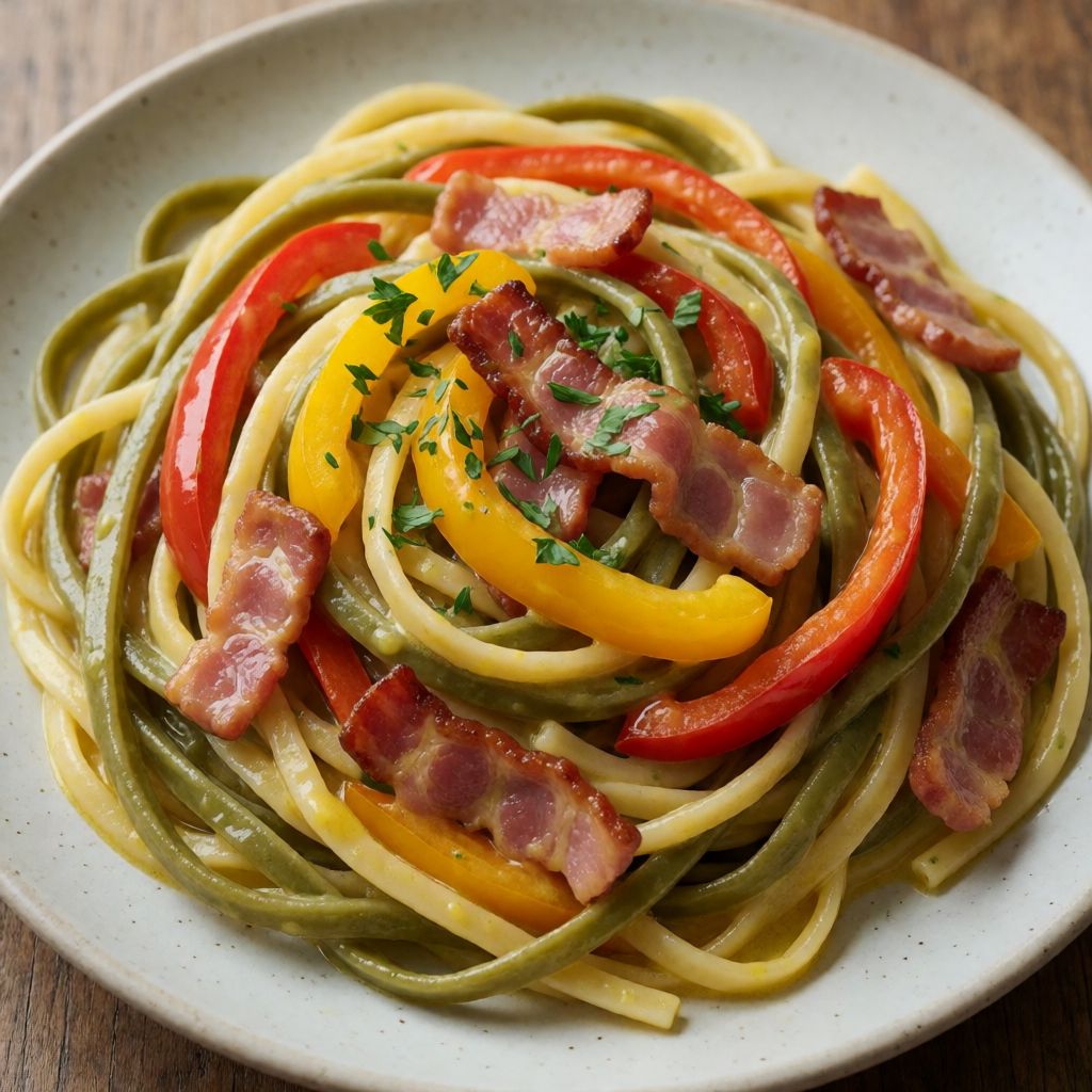 Паглія е фієно зі шпеком і болгарським перцем