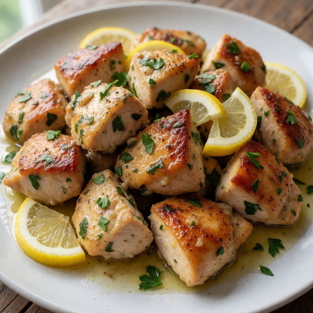 Курячі шматочки з лимоном