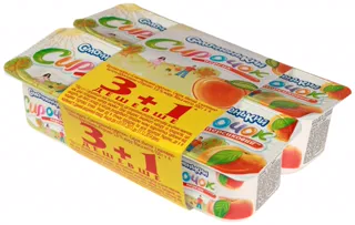 Smachnenka Whipped Cheese Peach 5% 4x100g plastic cup — photo 7