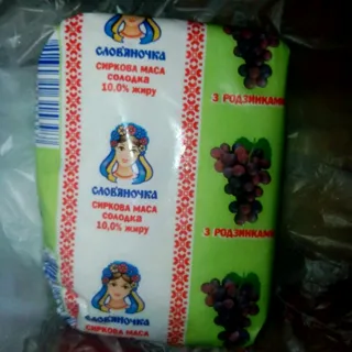 Slavyanochka Curd Mass with Raisins 10% 200g — photo 4