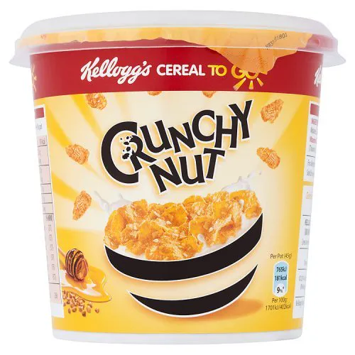 Kelloggs Хрусткі кукурудзяні пластівці з горіхами «Піти Кубок»