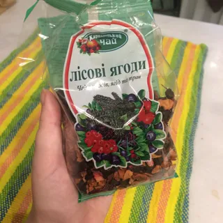 Karpatskyi Chai Forest Berries Tea 100g bag — photo 2