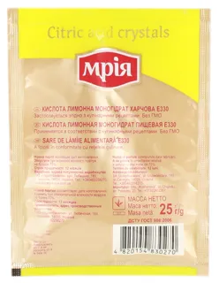 Mriia Citric Acid Food Grade 25g — photo 2