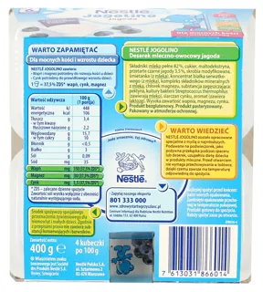 Jogurcik Blueberry Yogurt 4x100 Nestle 400g — photo 4
