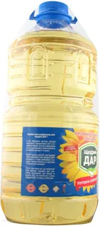 Shchedryi Dar refined deodorized sunflower oil plastic bottle 5L — photo 2