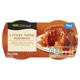 ASDA Chosen by You 2 Sticky Toffee Puddings
