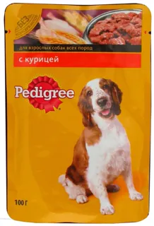 Корм для собак Pedyhry Курка в соусі (для дорослих) 100г — фото 2