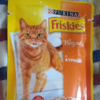 Корм Fryskes Purina вологий для котів з куркою в підливі 100г — фото 6