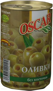 Оливки Oskar без кісточки, жерстяна банка 300г — фото 4