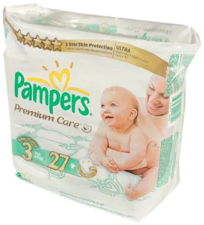Pampers Premium Care 3 Midi Diapers (4-9kg) 27 pcs — photo 5