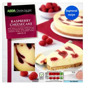 Asda Chosen By You Малиновий чизкейк