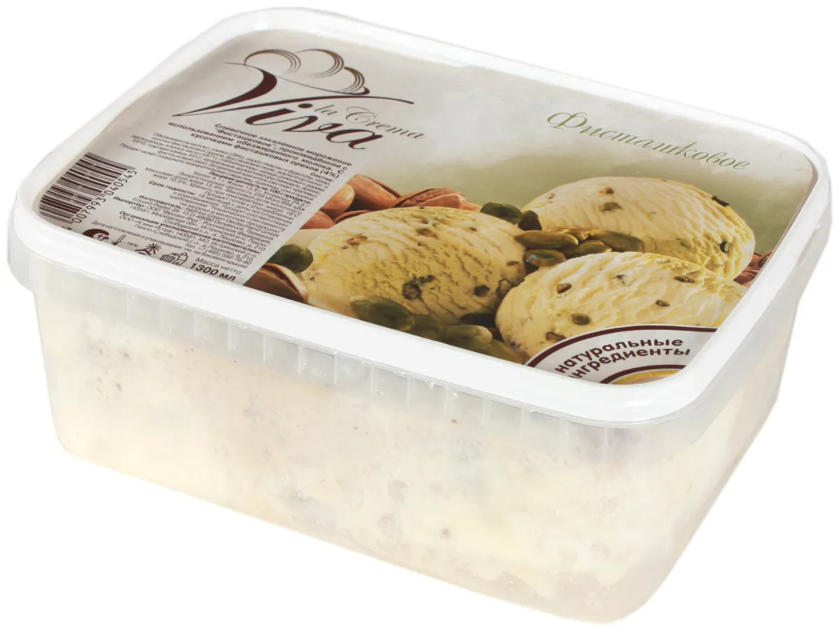 Viva La Crema Pistachio Ice Cream 1300 ml