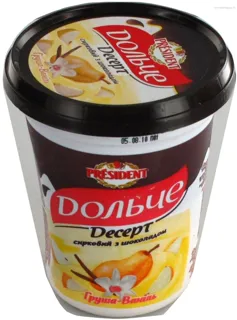 Dolce Dessert Pear-Vanilla with Chocolate 4% 400g x8 — photo 4