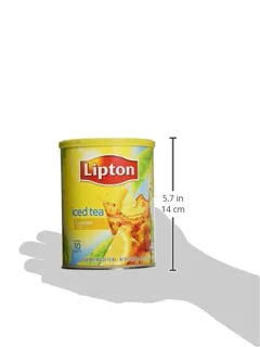Lipton Natural Lemon Sweetened Iced Tea Mix 750g Canister — photo 4