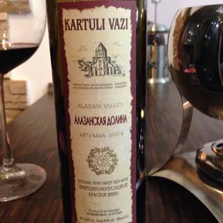Kartuli Vazi Alazani Valley Red Semi-sweet Wine 0.75L Glass Bottle — photo 10