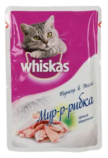 Whiskas Mur-r-ribka Tuna in Jelly Cat Food Pouch 85g — photo 4