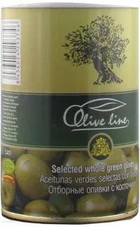 Green Olives with Pits Selected 420g Tin — photo 2
