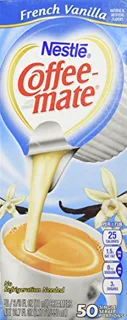 Coffee-mate Non-Dairy Creamer, French Vanilla, Box of 50 — photo 2