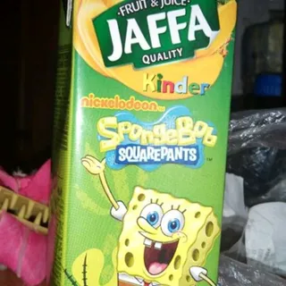 Jaffa Kinder Spongebob Multifruct Tropical Fruit Nectar Tetra Pak 200ml — photo 3