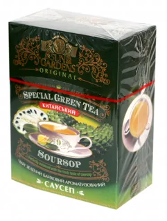 Sun Gardens Chinese Premium Large Leaf Green Tea with Soursop 90g — photo 2