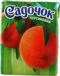 Sadochok Peach Juice with Pulp Sterilized 0.2L — photo 8