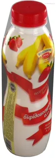 Voloshkove Pole Bifidoyogurt strawberry banana 0.05% bottle 430g — photo 3