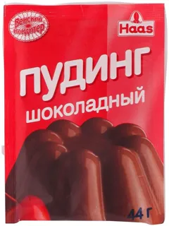 Haas Chocolate Pudding 44g Hungary — photo 2