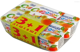 Smachnenka Whipped Cheese Peach 5% 4x100g plastic cup — photo 2