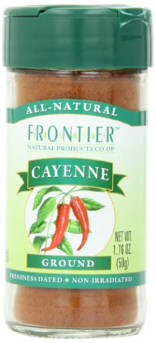frontier натуральний мелений перець кайєн, 50 г