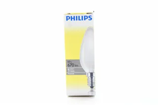 Philips B35 Matte Candle Bulb 60W E14 FR — photo 2