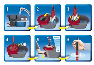 Vileda Ultramat Easy Wring Flat Mop and Spin Bucket — photo 4