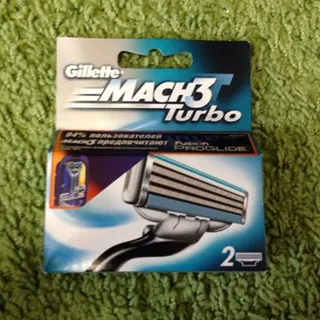 Gillette Mach 3 Turbo Men's Razor Replacement Cartridges 2 pcs — photo 6