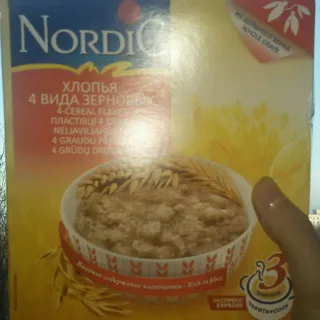 Nordyk 4 Types of Whole Grain Cereal Flakes 600g — photo 8