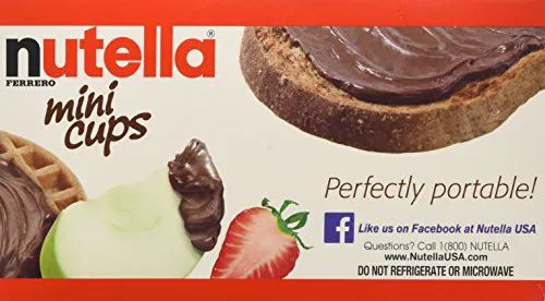 Nutella Фундук Спред із знежиреним молоком, какао - Міні Кубки - 3 упаковки (5.2oz кожна)