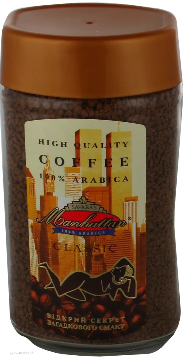 Manhattan Classic Instant Freeze-Dried Coffee 100g