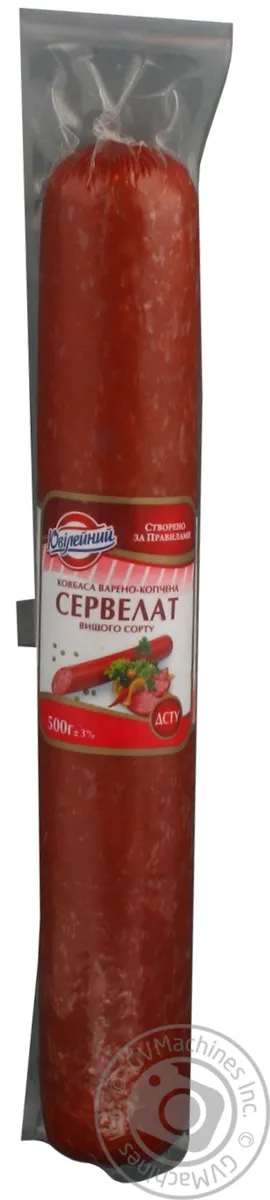 Колбаса Серв.Ювілейний в/к в/г в/у 500г