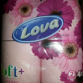 Dyvo Toilet Paper 2-ply Pink, without core — photo 4