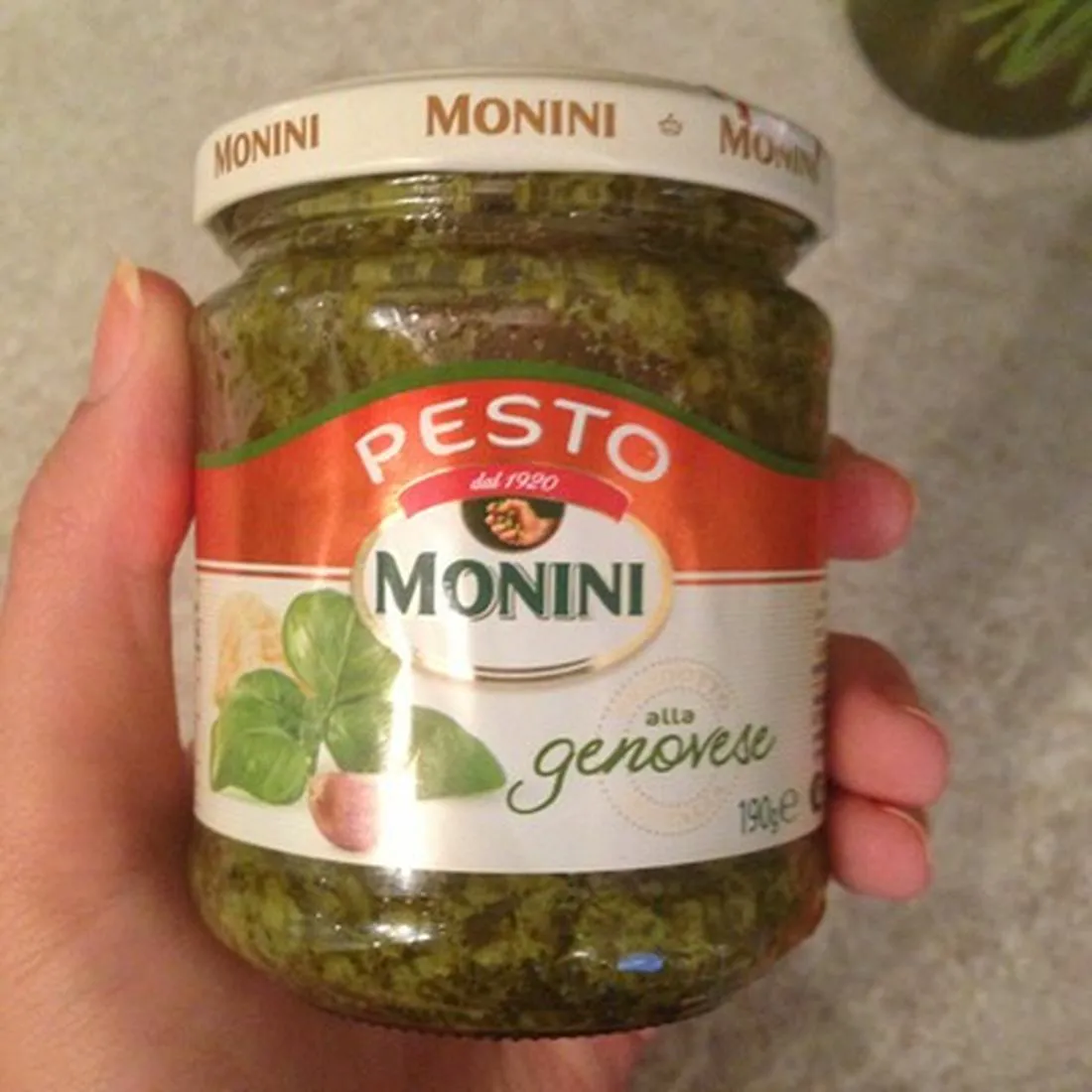 Monini Italian Pesto Sauce with Basil and Garlic 190g x12