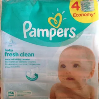 Pampers Baby Fresh Clean Baby Wipes 4x64 pcs — photo 3