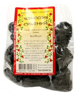Dried Prunes with Pits Svit Fruktiv 200g — photo 3