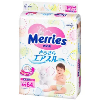 Merries Baby Diapers Size M 6-11kg 64pcs — photo 8