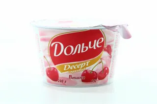 Dolce Cherry Curd Dessert 4% Plastic Cup 200g — photo 2