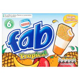 Nestle Fab Tropical Ice Cream Bars — photo 2