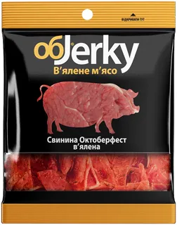Objerky Oktoberfest Dried Pork Jerky 25g — photo 2